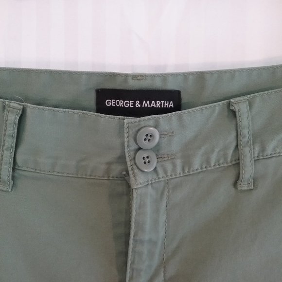 🌞 George & Martha Shorts Green Cotton 8 - Picture 7 of 13